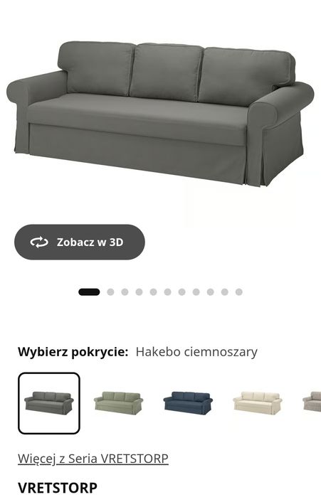 Kanapa sofa  Ikea Vretstorp