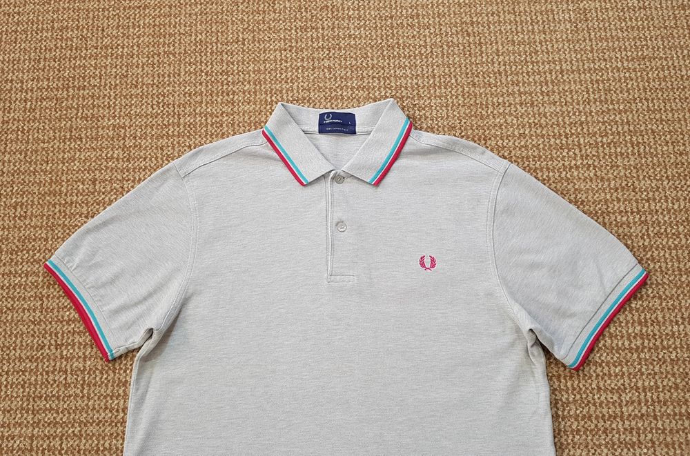 поло FRED PERRY футболка оригінал L сіре