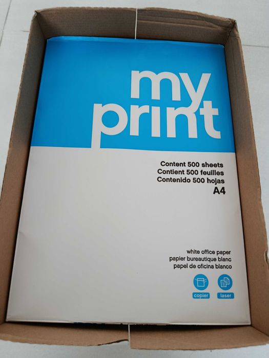 Papier ksero biały do drukarki A4 80g karton 4 ryzy