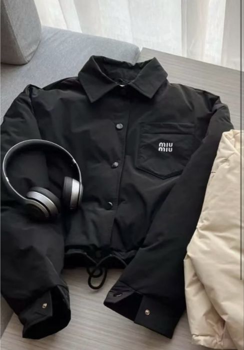 Вкорочена куртка miu miu