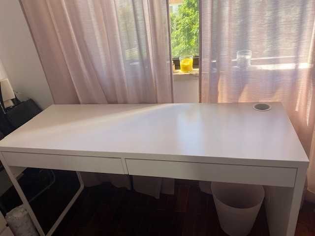 Secretaria Branca 2 gavetas- como nova