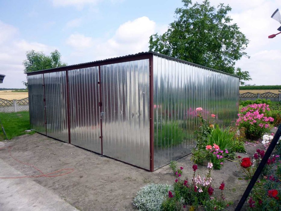 Blaszak Garaż blaszany Wzmocniony Garaże blaszane 6x5 6x6 6x7 7x5