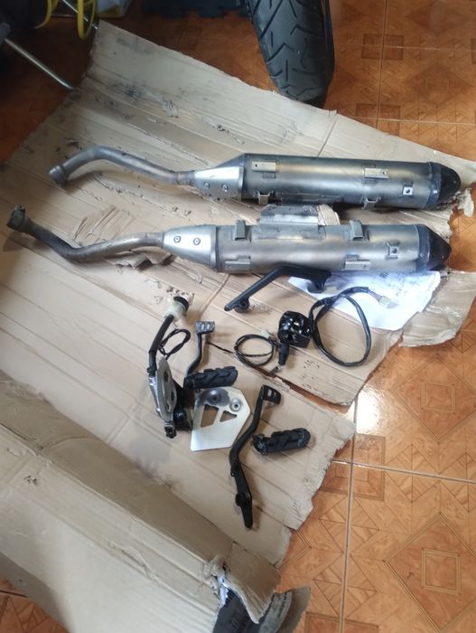 Wydech tłumiki set prawy części xt 660 X/R
