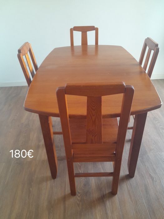 Mesa jantar madeira extensivel