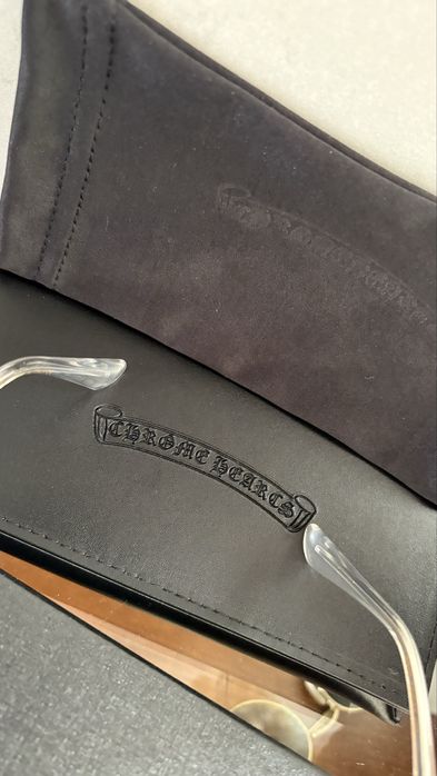 Chrome Hearts Glasses Silver Frame