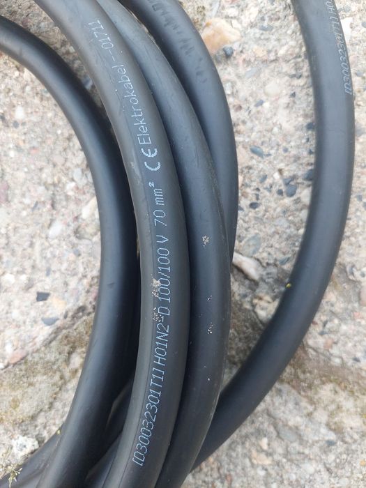 Przewód spawalniczy/masowy H01N2 Elektrokabel 70mm2
