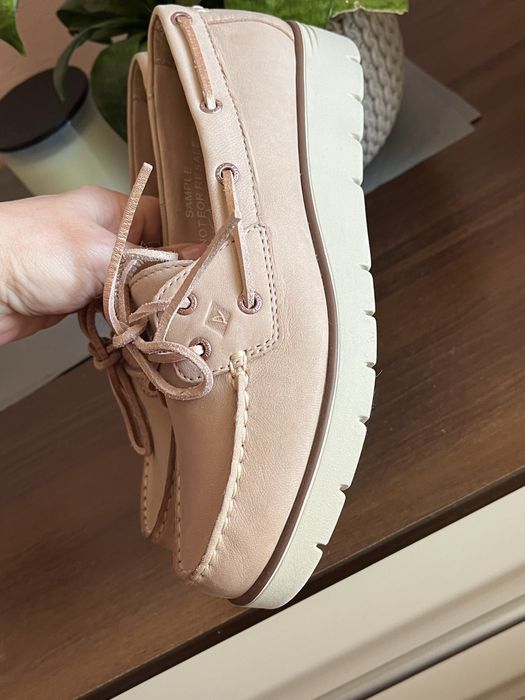 Мокасины фирмы SPERRY,кожанные,36-37,новые