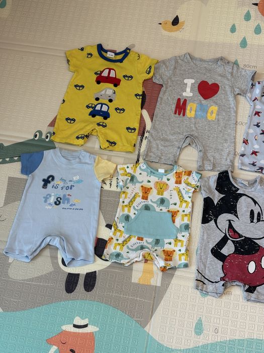 Набір літні Ромпер пісочники 0-3місяців