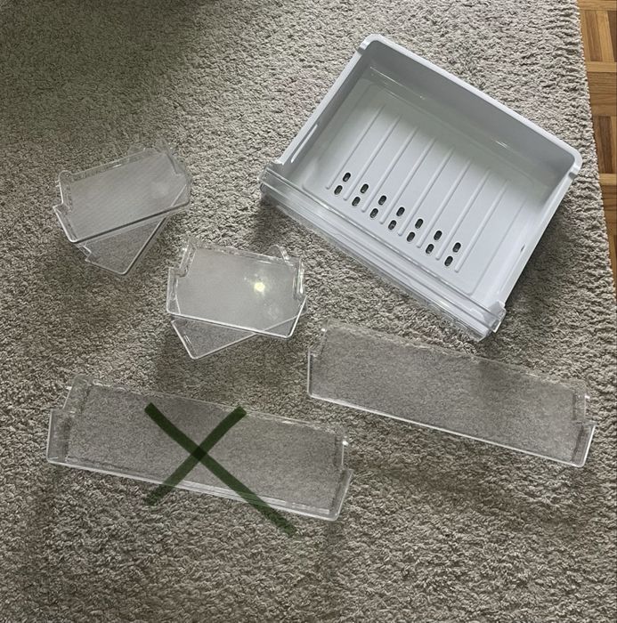 Gavetas e prateleiras para frigorifico Samsung