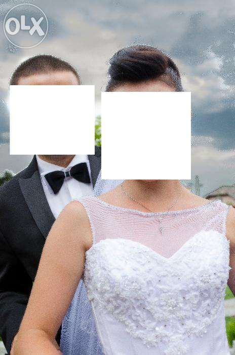 sunknia ślubna biała