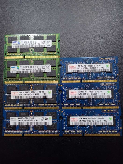 Memórias RAM Portateis– SO-DIMM DDR2 e DDR3