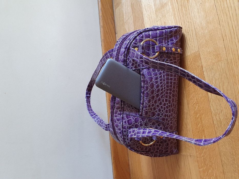 Сумка фіолетова  шк/зам.