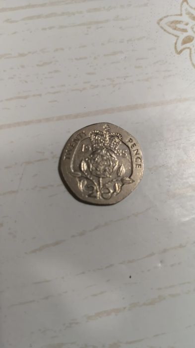 Moeda 20 pence Elizabeth II