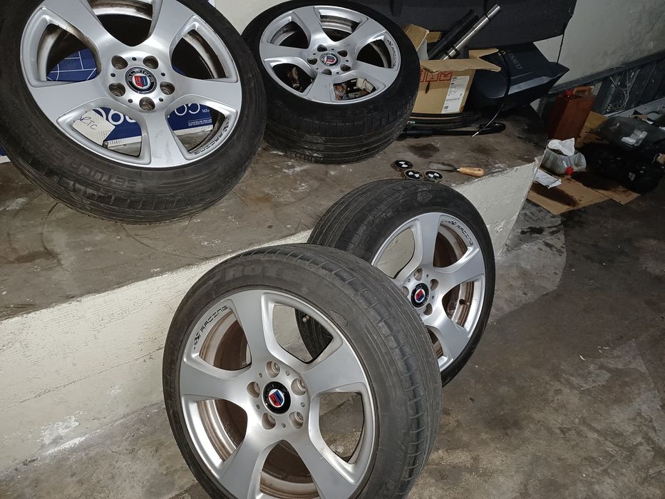 JANTES  BMW 18  Originais Pack M série 6/5,c/ pneus semi novos /