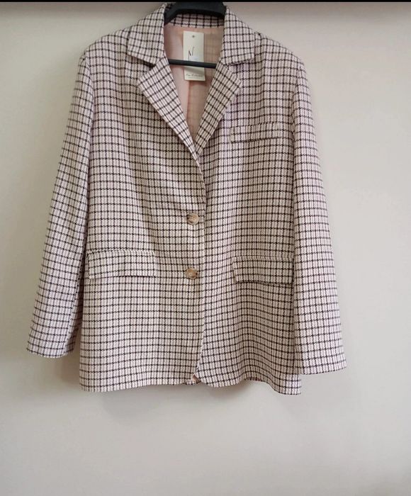 Marynarka kratka pepitka L/XL