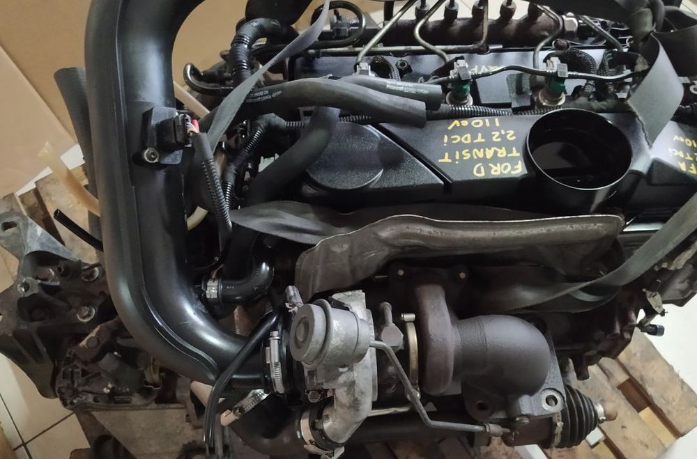 Motor Ford Transit 2.2TDCI 110cv QVFA caixa 5 velocidades 6C1R 7002 DC