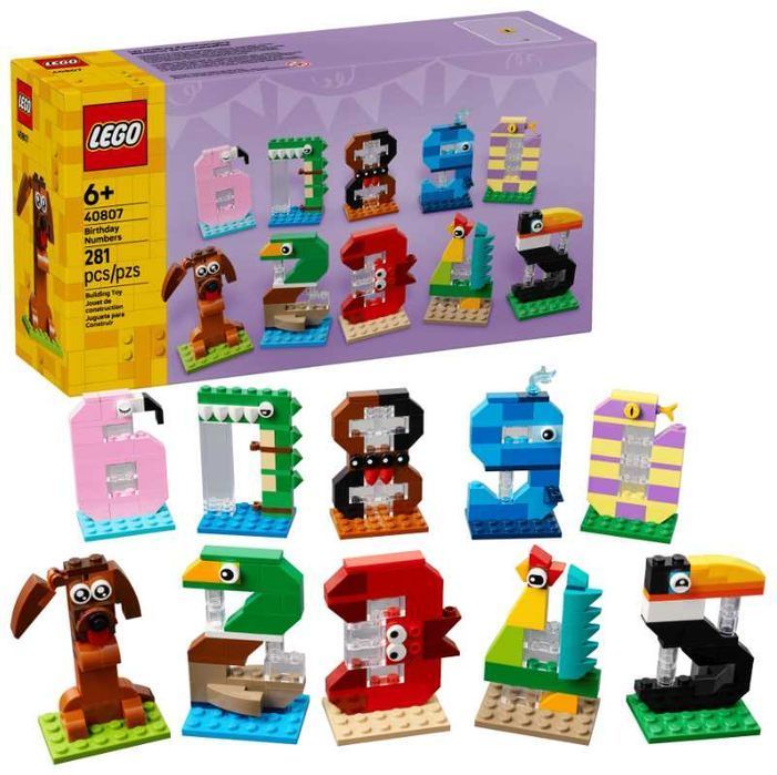 Klocki LEGO 40807 Urodzinowe cyferki