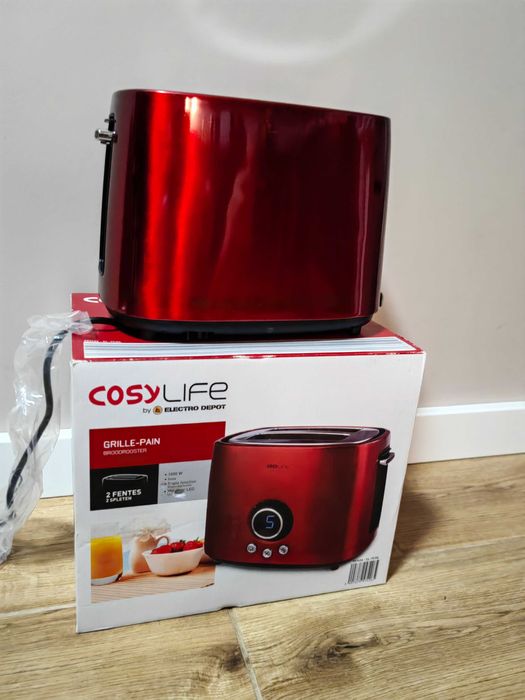 Тостер cosy life червоний