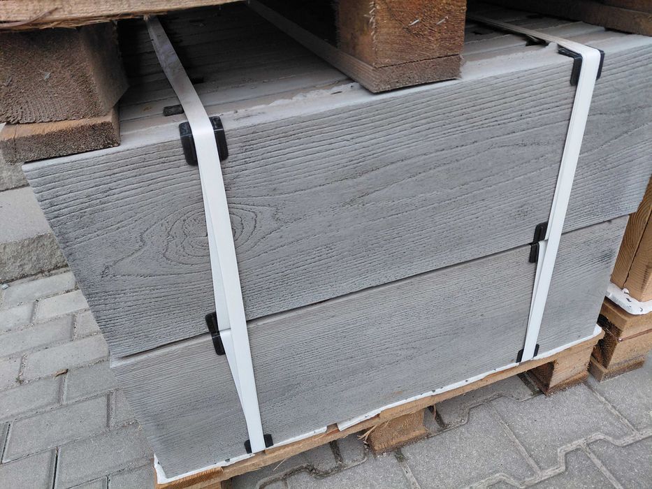 Pień betonowy ozdoba do ogrodu imitacja drewna deska plaster dekoracja