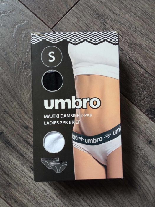 Nowe majtki damskie Umbro 2-pack rozmiar S