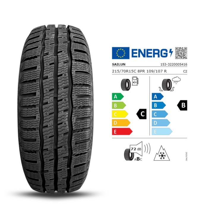 Nowe koła zimowe 15" PEUGEOT BOXER Van 5x118 Sailun 215/70R15C SREBRNY