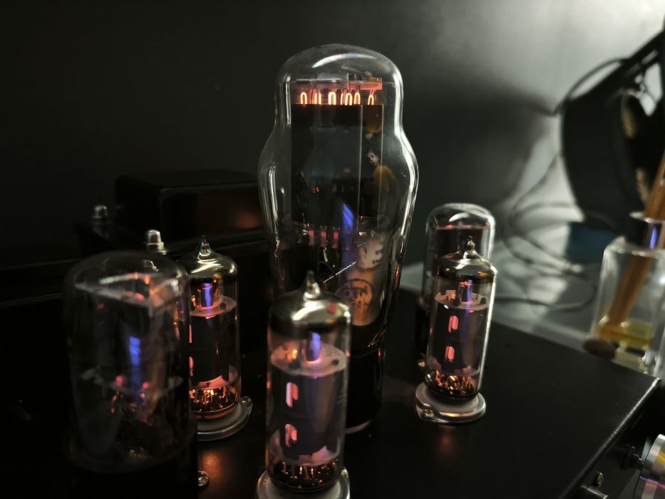 Ламповый підсилювач однотакт стерео