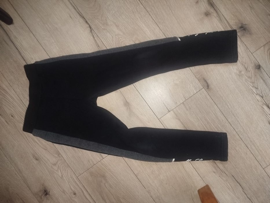 Ocieplane legginsy, spodnie 140