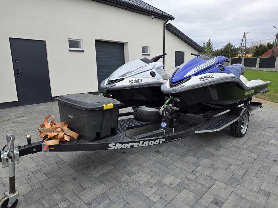 Skuter Wodny 2 x Honda Aquatrax F15X 2008r na podwójnej przyczepie