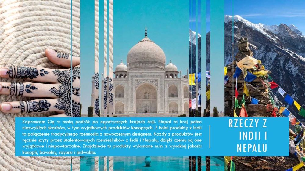 Ekologiczna Torba Na Ramię Z Konopi Nepal Himalayan Hemp