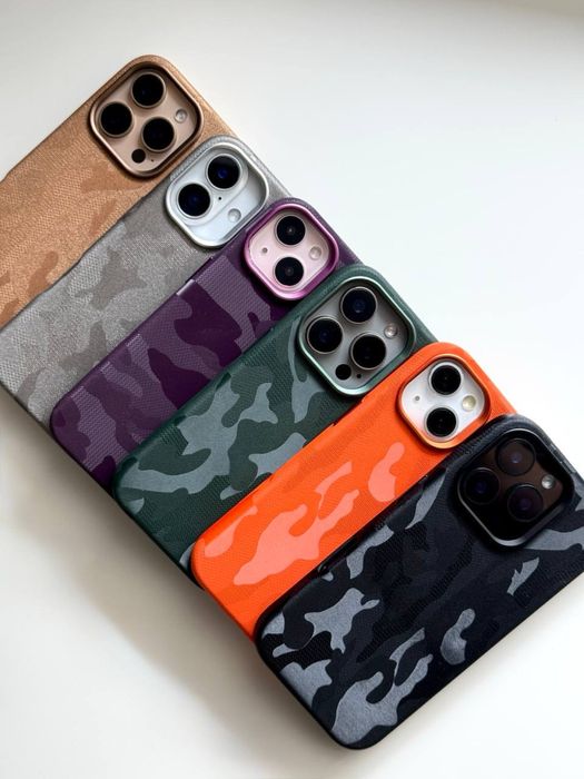 Чохол чехол камуфляж iPhone Pro Max айфон про макс 15 / 16 тканина