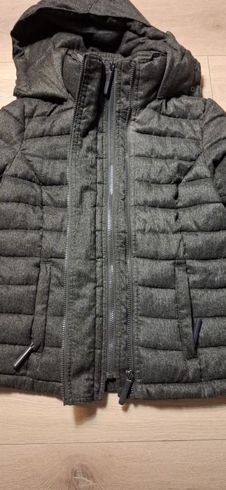 Kurtka damska Superdry Fuji Jacket, pikowana, ocieplana, logo, premium