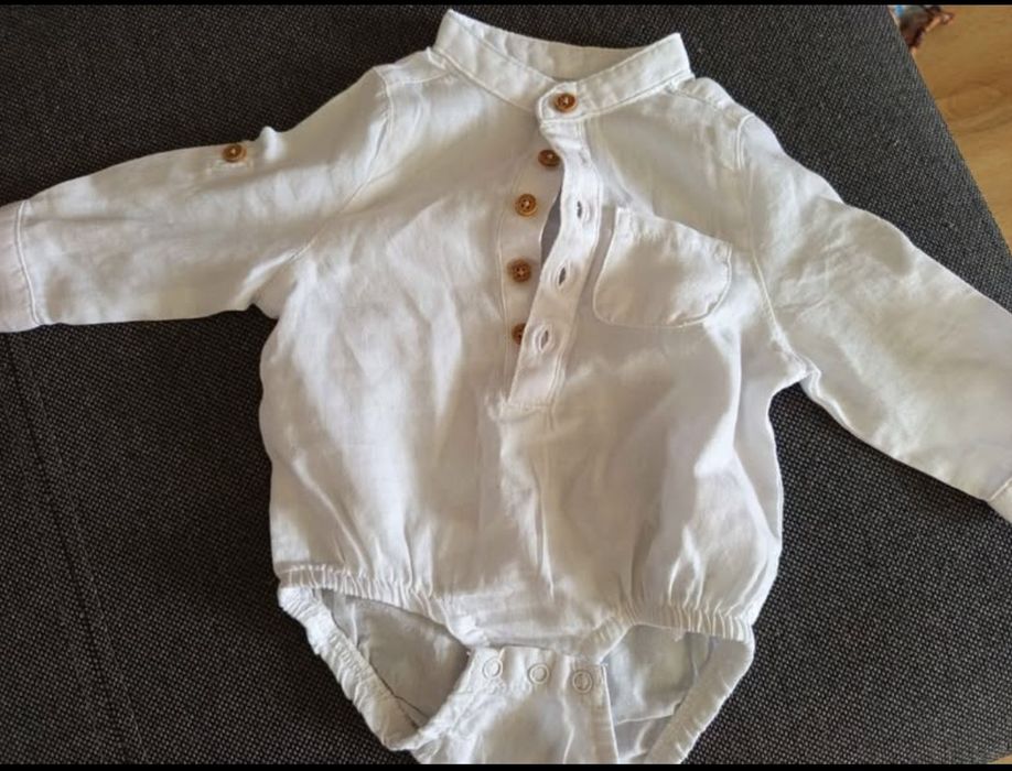 Garniturek chrzest rozmiar 62