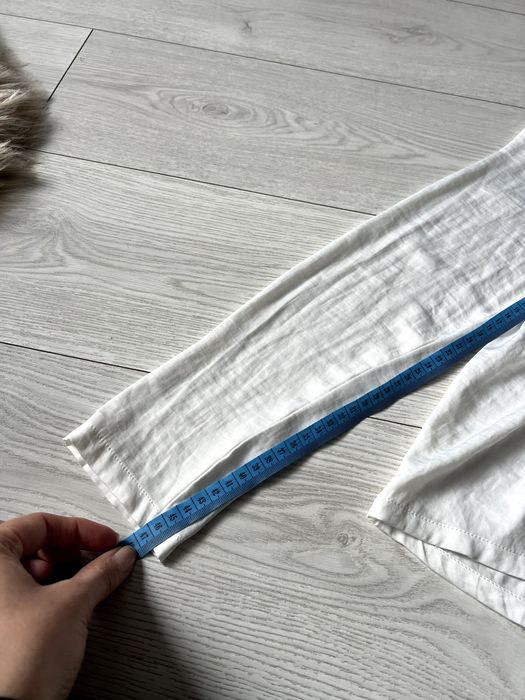 MOSS COPENHAGEN bluzka M – lejąca, asymetryczna, falbana, minimalistyczna