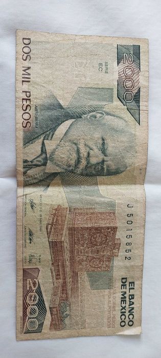 Numismática notas França e México