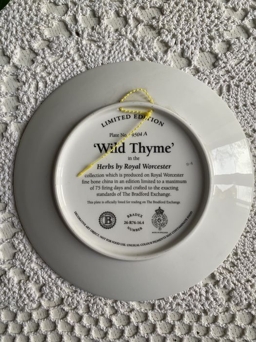 Набір настінних тарілочок Royal Worcester Herbs Англія