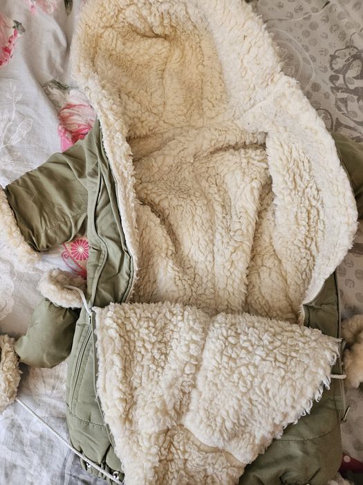 Дитячий комбінезон на овчині