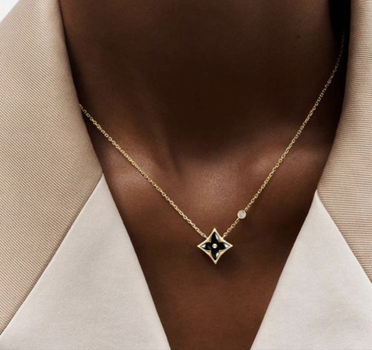 Louis Vuitton серьги оригинал, Louis Vuitton колье оригинал