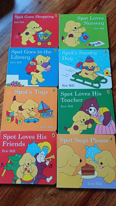 Spot, 8 szt.,  Eric Hill zestaw książeczek po angielsku, dla dzieci
