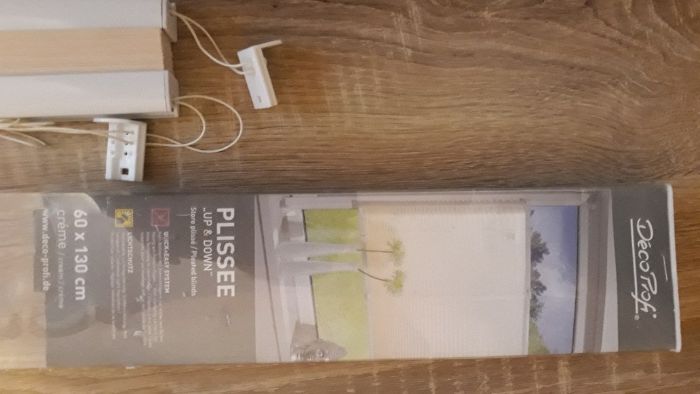 DecoProfi plissee creme 60x130 roleta bezinwazyjna