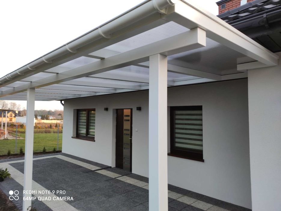 Zadaszenie tarasu, ogród zimowy. SOLIDNE !  Nie aluminium.