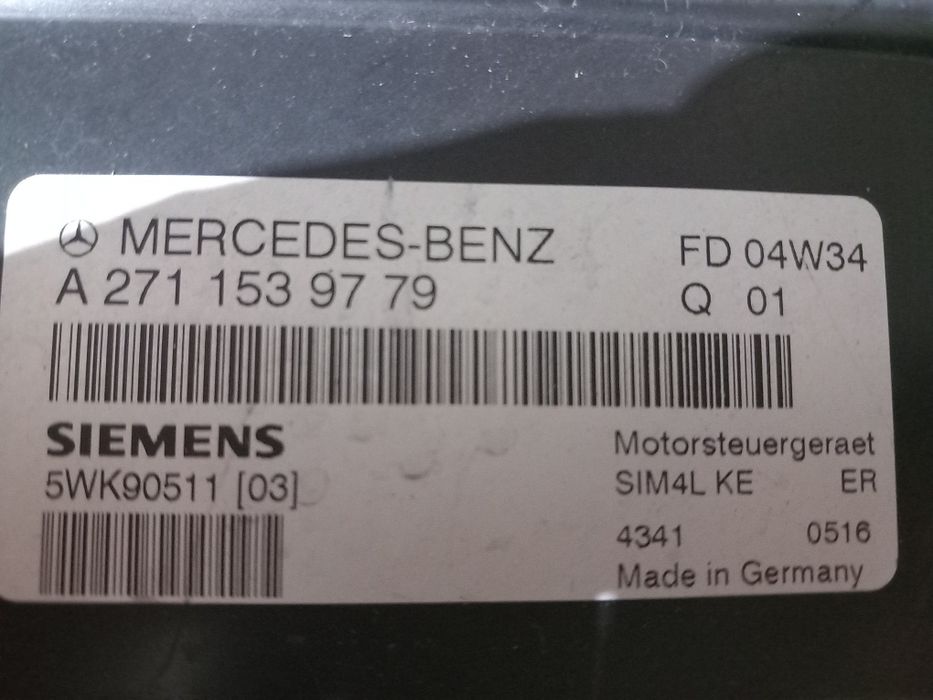 Centralina do motor Mercedes SLK W171