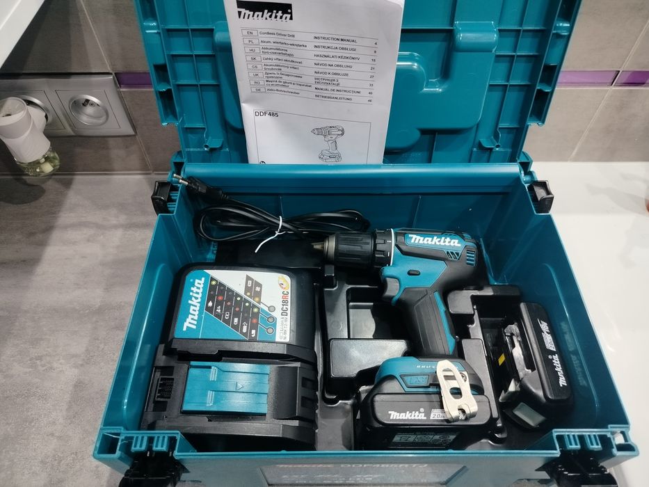 Wkrętarka Makita DDF 485 Makpac