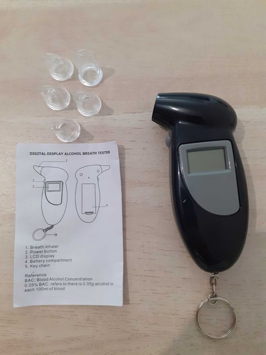 Teste do Álcool Bafômetro Novo