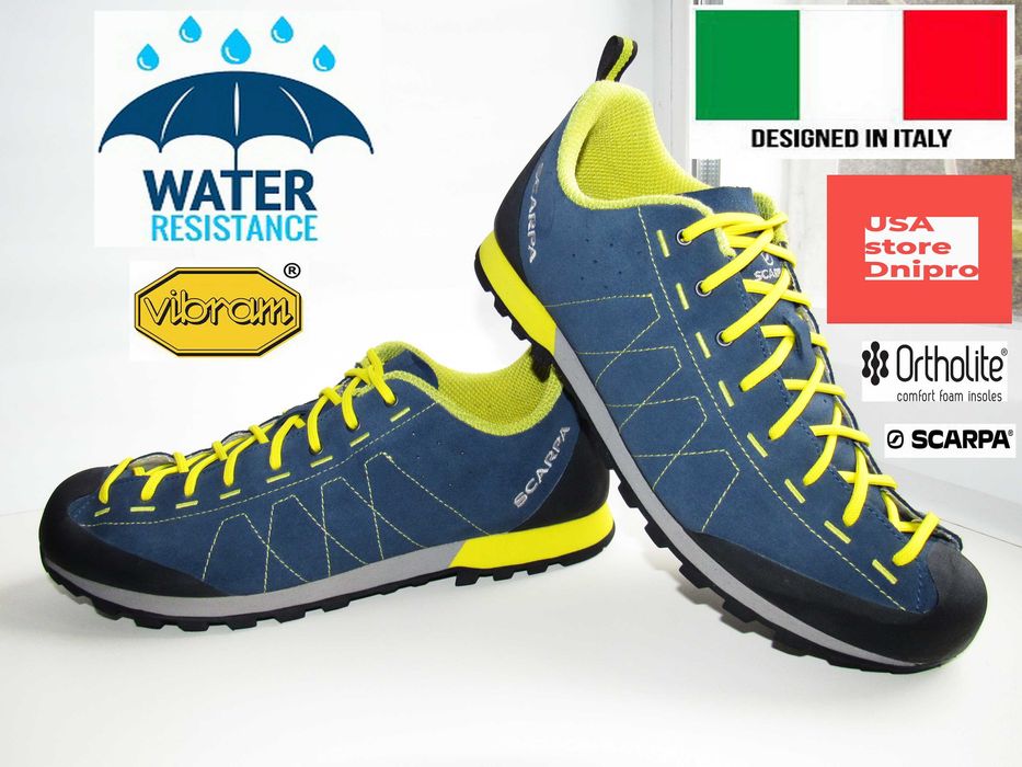 Полуботинки водоотталкивающие Scarpa Highball Vibram р. 44 (28.5см)