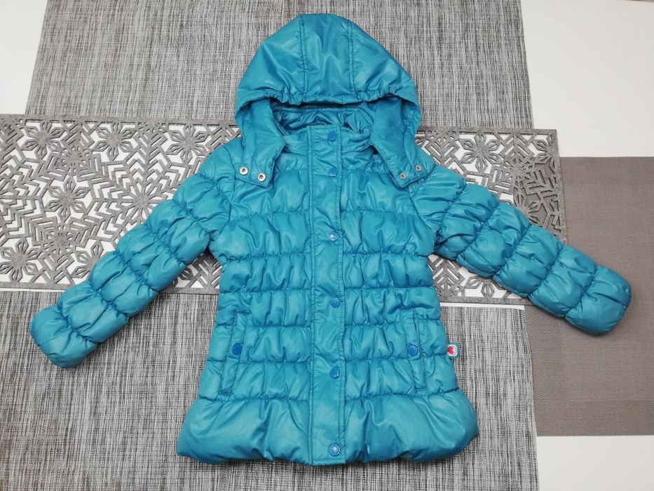 Turkusowa kurteczka zimowa Coccodrillo r. 122