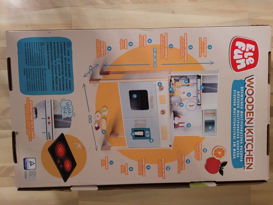 Drewniana kuchnia dla dzieci EleFun