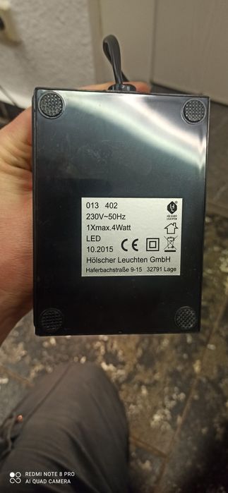 Стильна LED лампа Hölscher Leuchten 4W! Ідеально для дому чи офісу