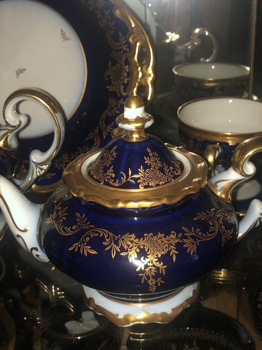 Фарфоровый чайный. сервиз Weimar Kobalt на 6 персон