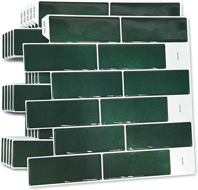 WALPLUS samoprzylepna płytka ścienna 30,5 x 30,5 cm do kuchni łazienki
