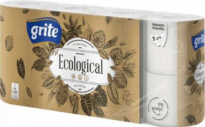 Papier toaletowy ekologiczny Grite 3w mocny 56 rolek